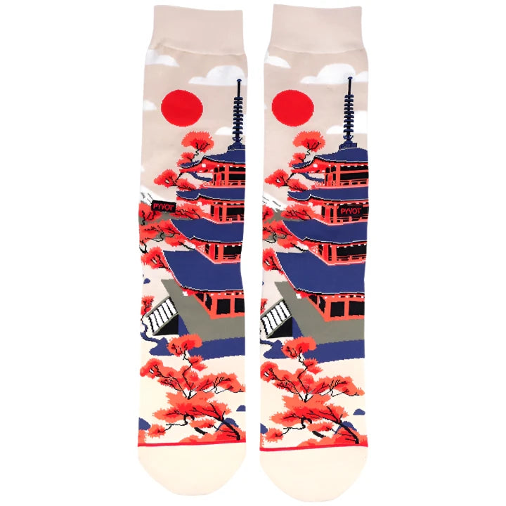 Pagoda Zen Socks