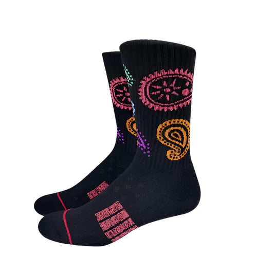 Colorful Paisley Socks