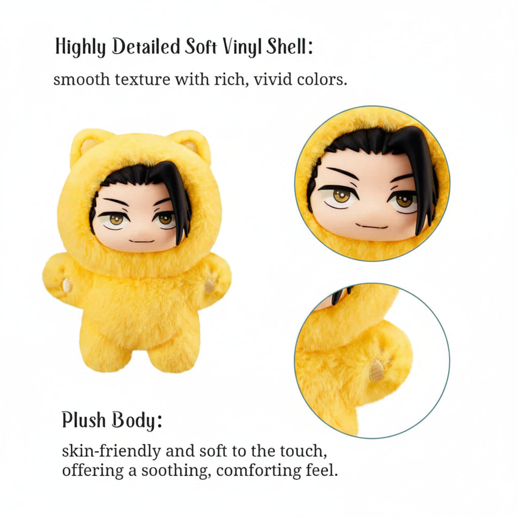 Jujutsu Kaisen Cat Ear Plush Series Vinyl Plush Blind Box