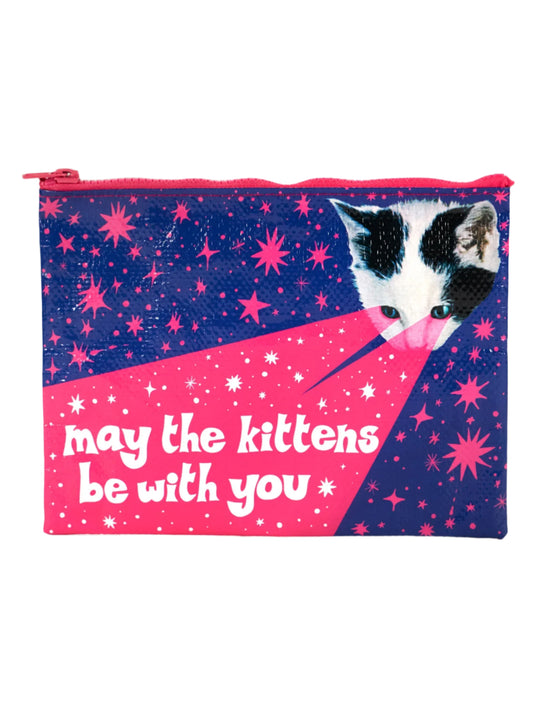 May The Kittens Be With You Zipper Pouch