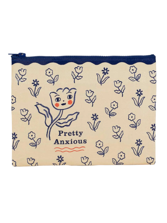 Pretty Anxious Zipper Pouch