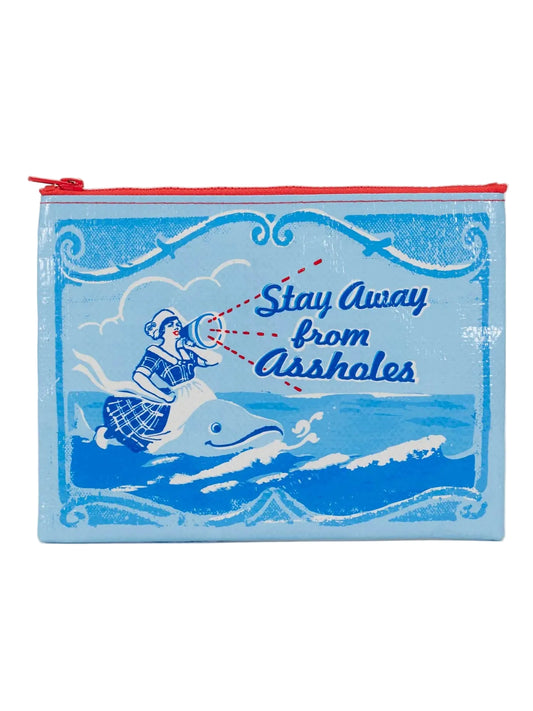 Stay Away From Assholes Zipper Pouch