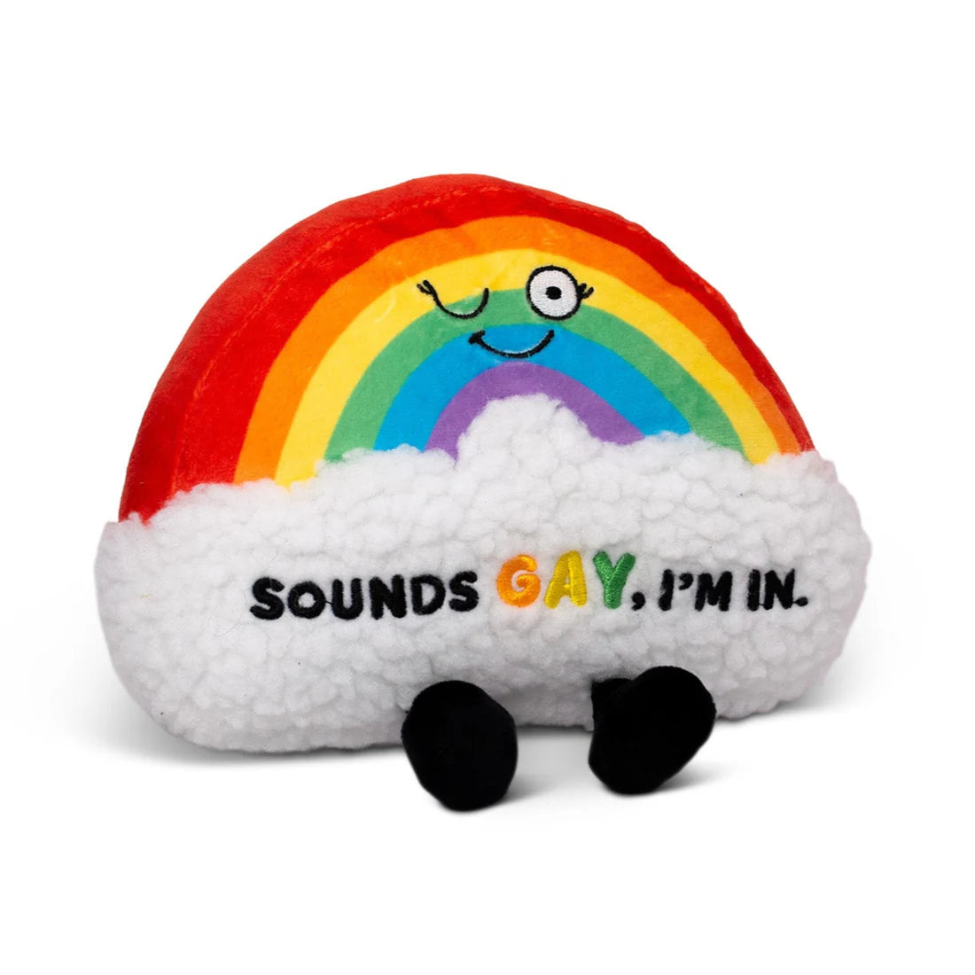 "Sounds Gay, I'm In" Rainbow Plush