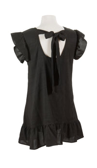 Ruffle Dress/Tunic with Peek-a-Boo Back
