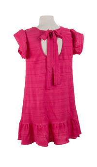 Ruffle Dress/Tunic with Peek-a-Boo Back