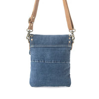 Studded Dahlia Denim Crossbody Bag