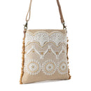 Prairie Lace Shoulder Bag in Cottage White