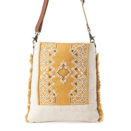 Harvest Grove Shoulder Bag in Golden Bloom