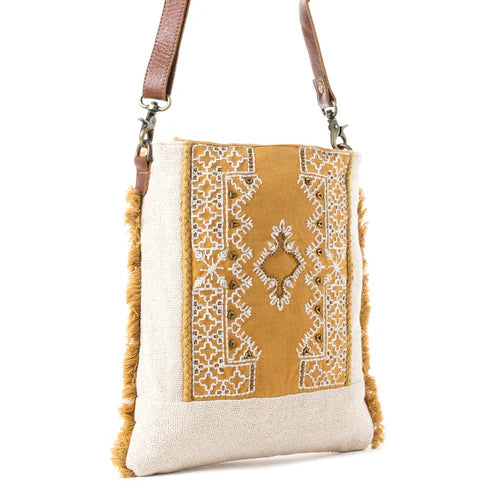 Harvest Grove Shoulder Bag in Golden Bloom