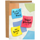 Fuck That Place Happy Retirement Card
