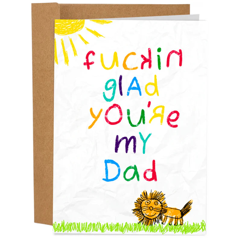 Glad You're My Dad Card
