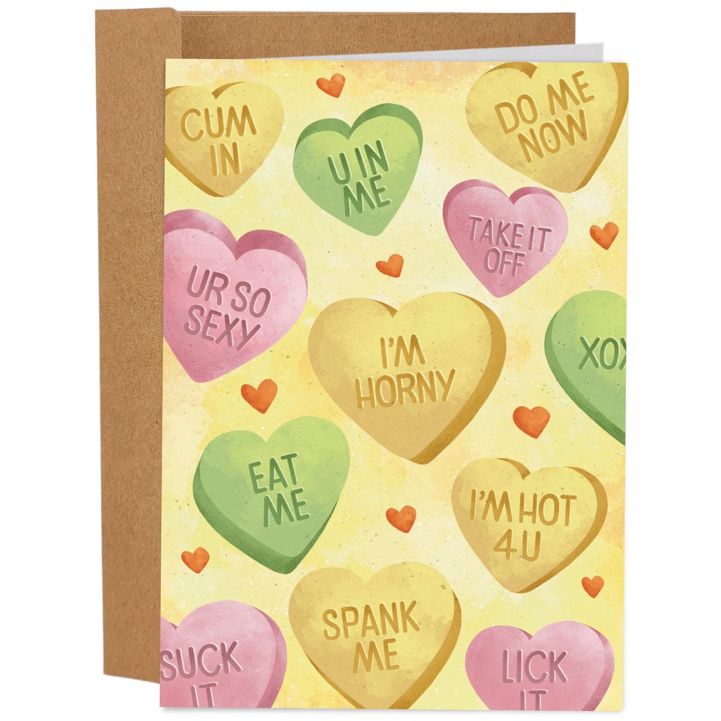 Naughty Sweetheart Candies Card