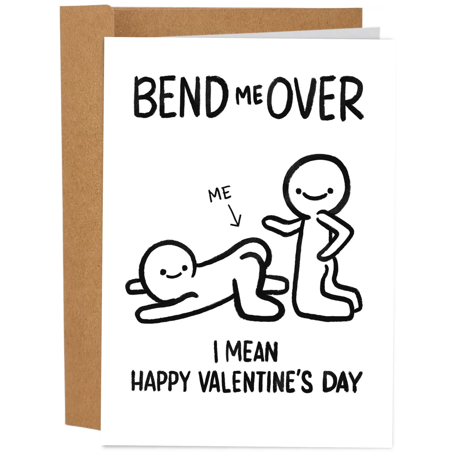 Bend Me Over Valentine's Card