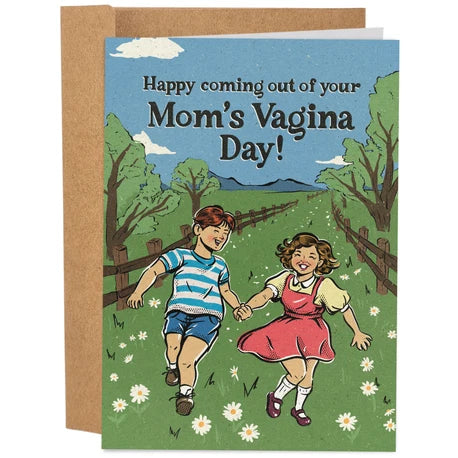 Mom’s Vagina Day Card