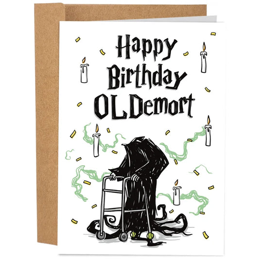 Happy Birthday Oldemort Card