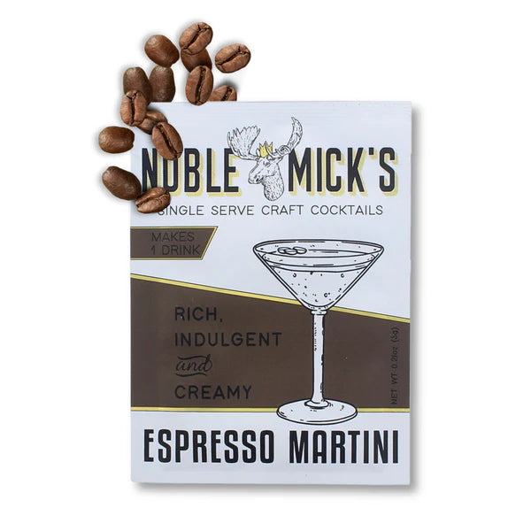 Noble Mick's Espresso Martini Single Serve Cocktail Mix