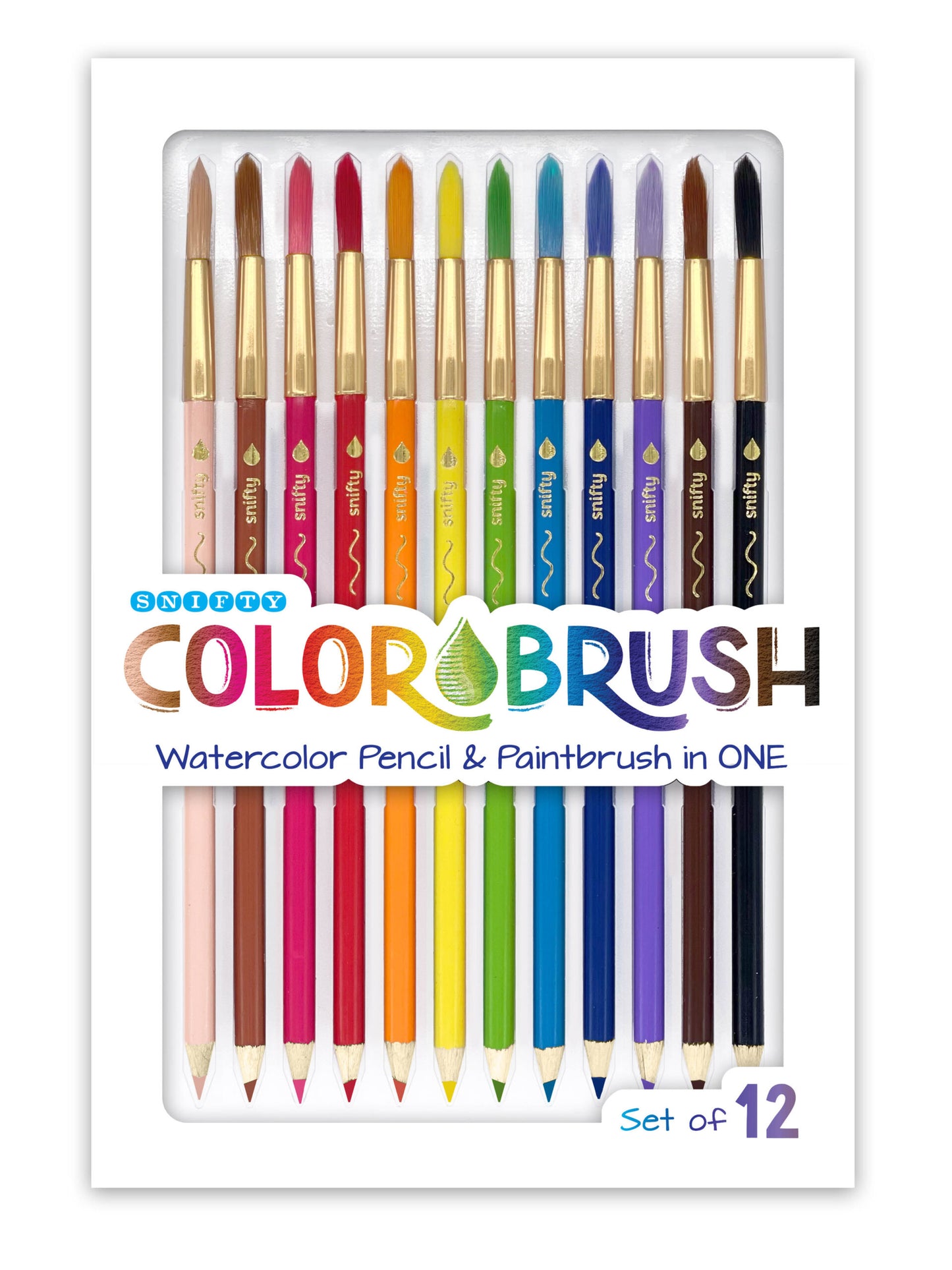 Colorbrush watercolor pencil/brush set