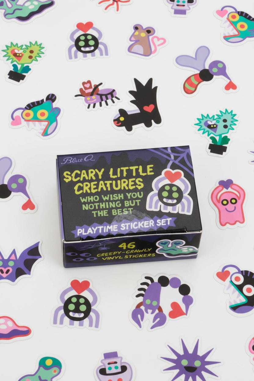 Scary Little Creatures Who Wish You Nothing But The Best Playtime Sticker Set