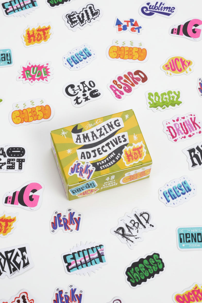 Amazing Adjectives Playtime Sticker Set