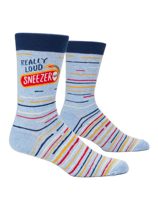 Really Loud Sneezer Men's Crew Socks