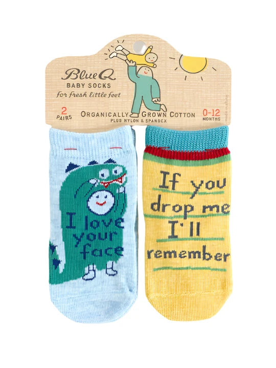 Your Face/ Drop Me Baby Socks