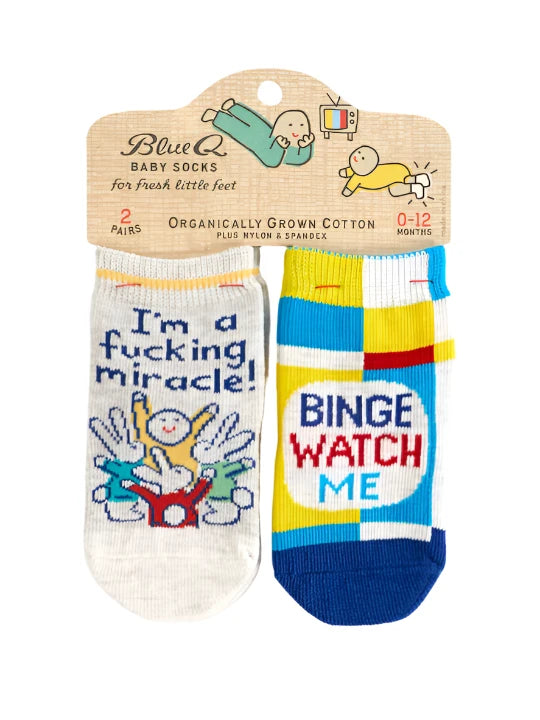 Fucking Miracle/Binge Baby Socks