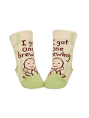 The Camera Loves Me/ I Got One Brewing Baby Socks