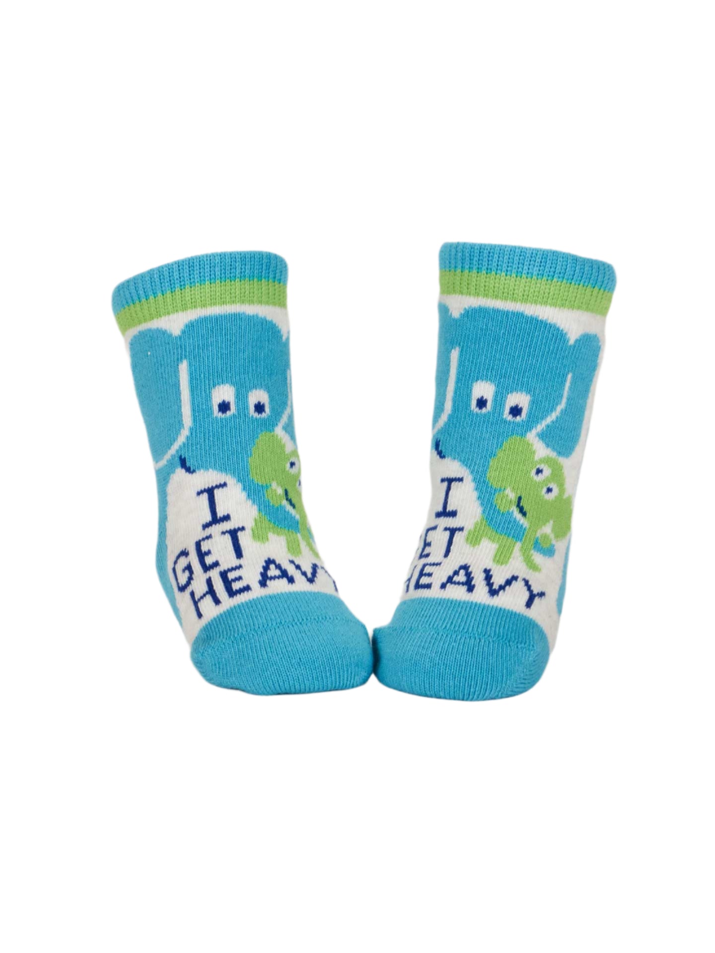 Little Meatball/ I Get Heavy Baby Socks