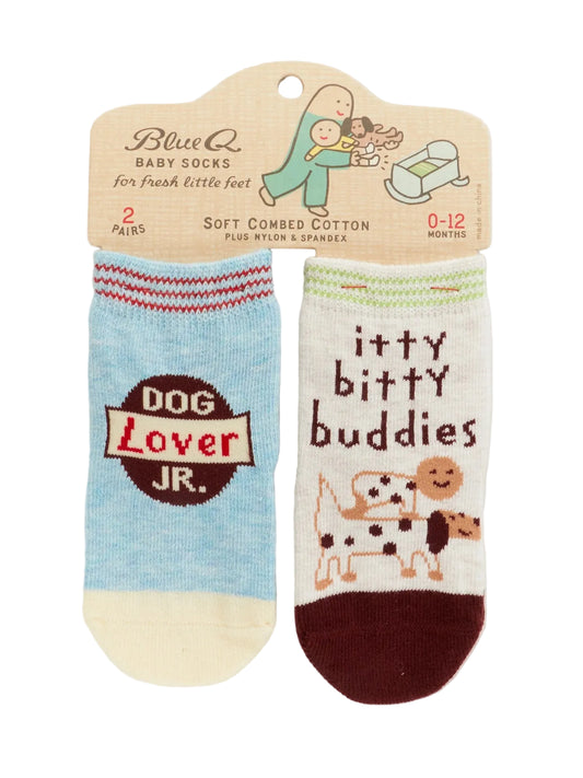 Dog Lover Jr./ Itty Bitty Buddies Baby Socks