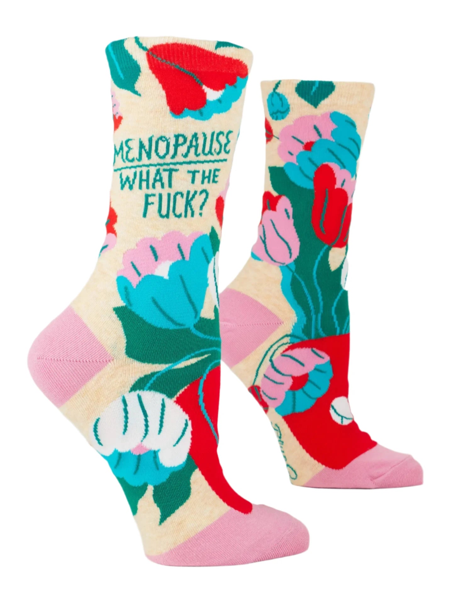 Menopause. What The Fuck? Crew Socks