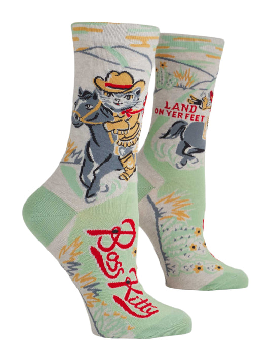 Boss Kitty Crew Socks