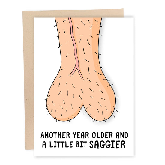 Saggy Balls Card