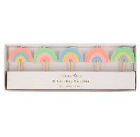 Rainbow Birthday Candles