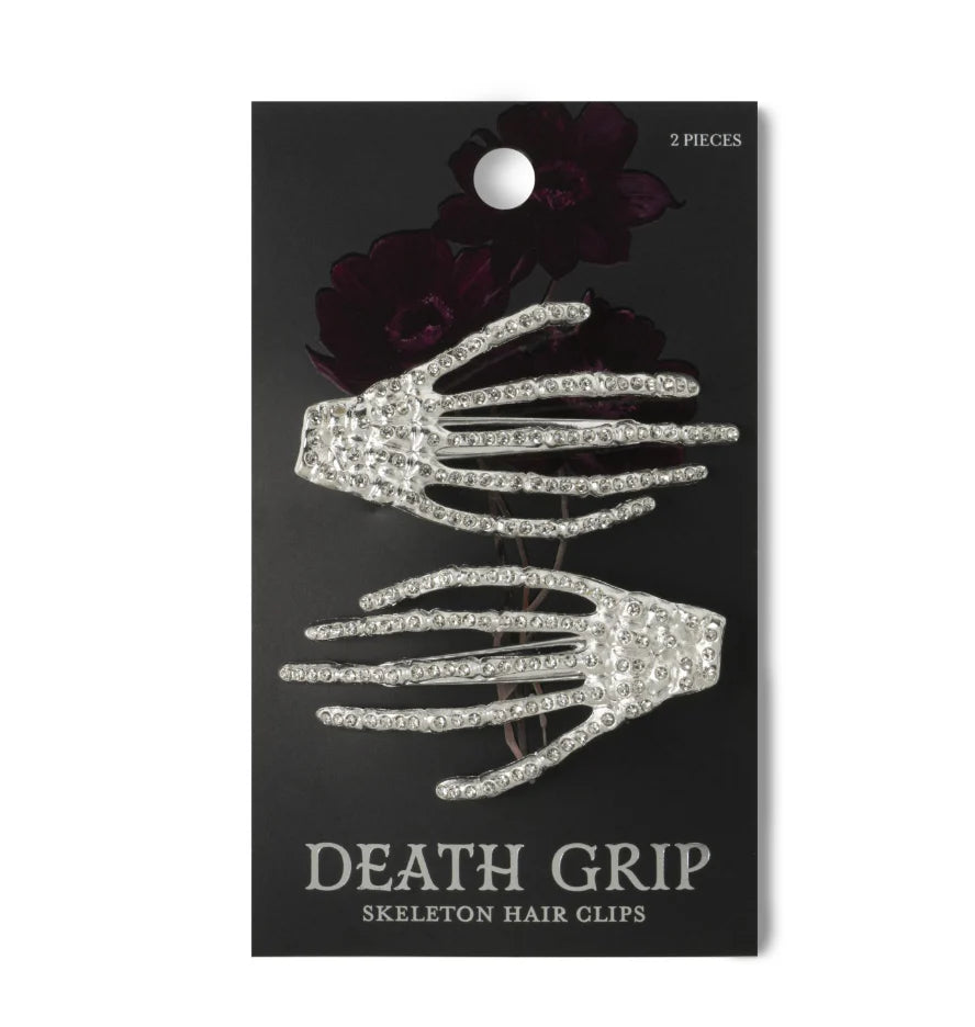 Halloween Death Grip Skeleton Hair Clips