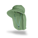Back Flap Sun Hat - Meadow Green