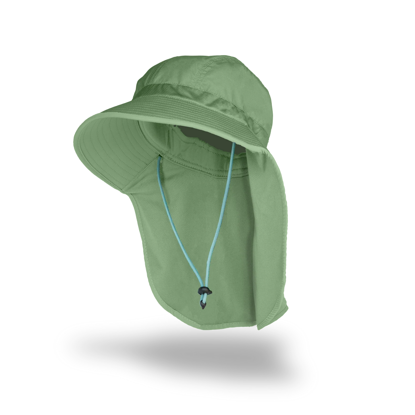 Back Flap Sun Hat - Meadow Green