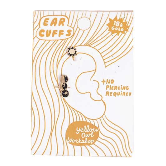 Sun & Moon Phases Ear Cuffs