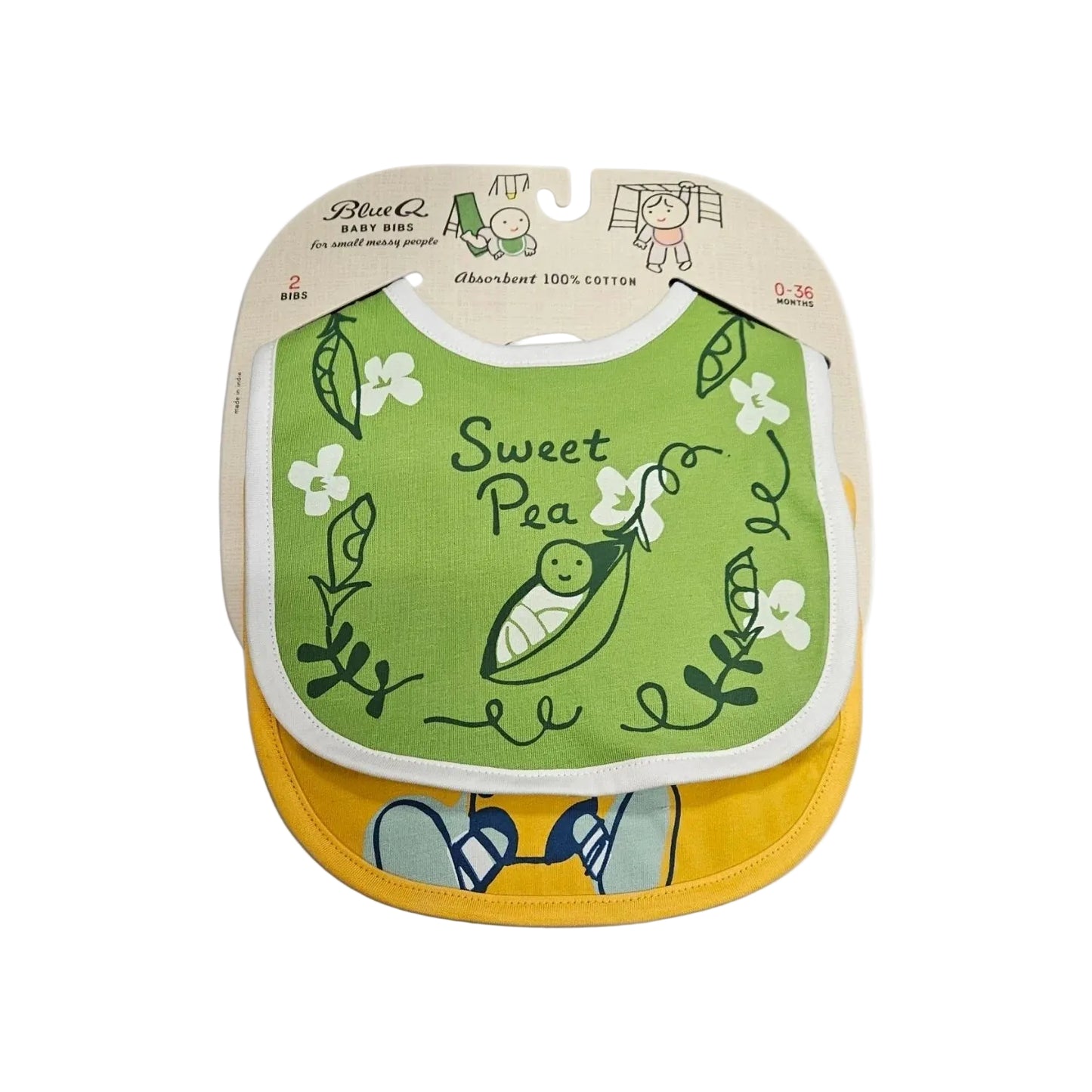 Sweet Pea & Wrecking Ball Baby Bibs