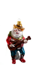 Cowboy Santa Christmas Ornament
