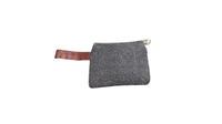 Small Yellow Bee Canvas Coin Purse