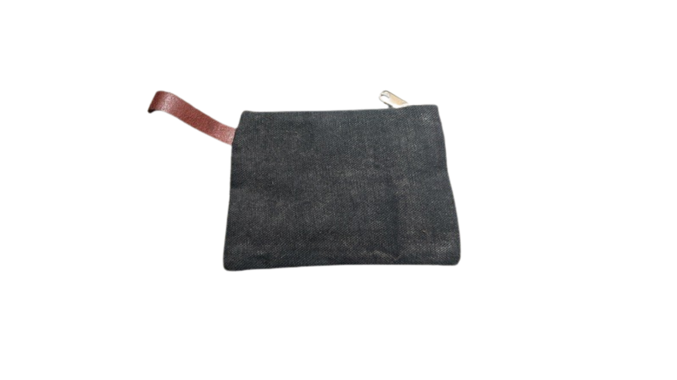 Medium Purple Bee Canvas Pouch