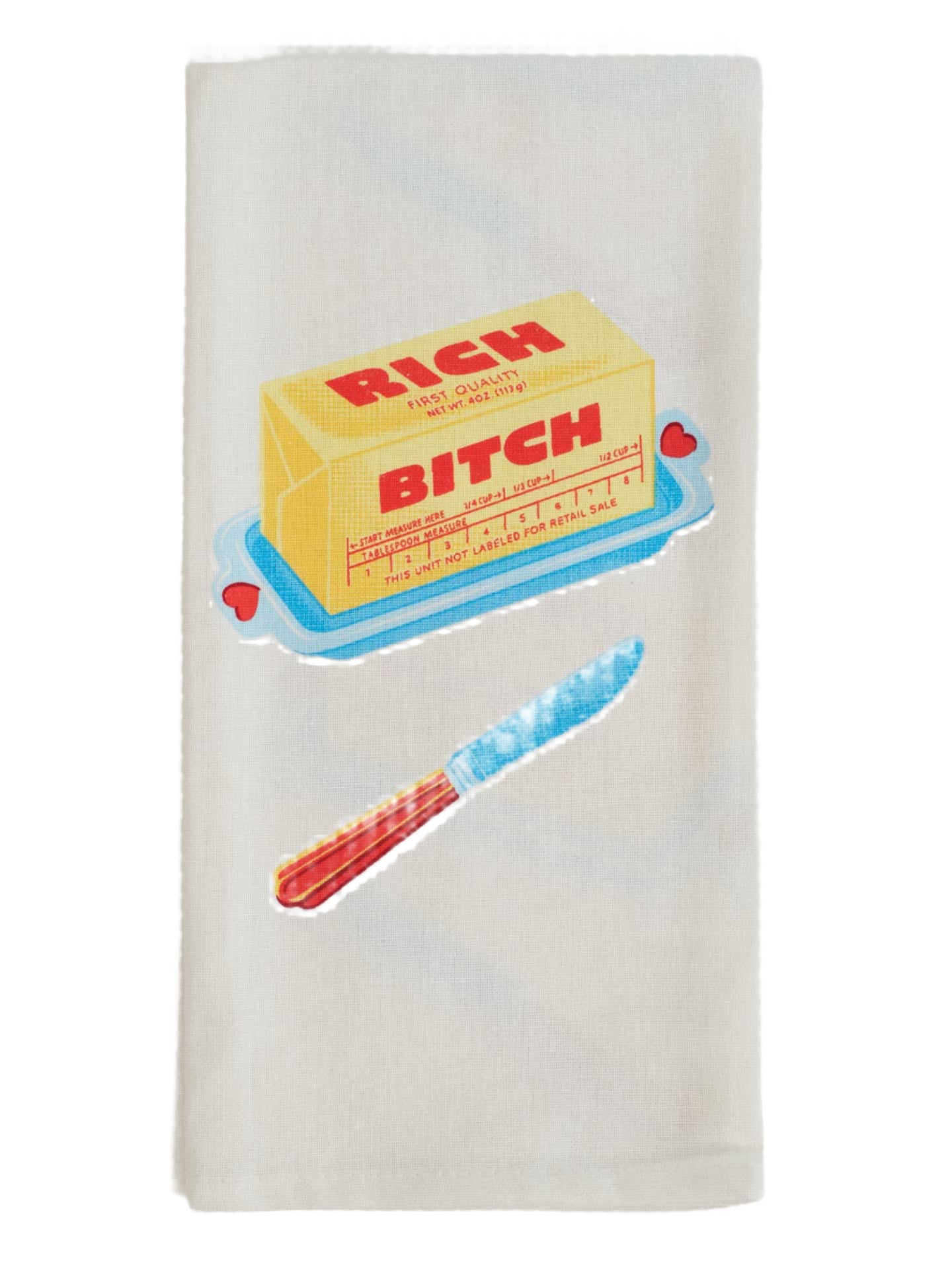 Rich Bitch Dish Towel