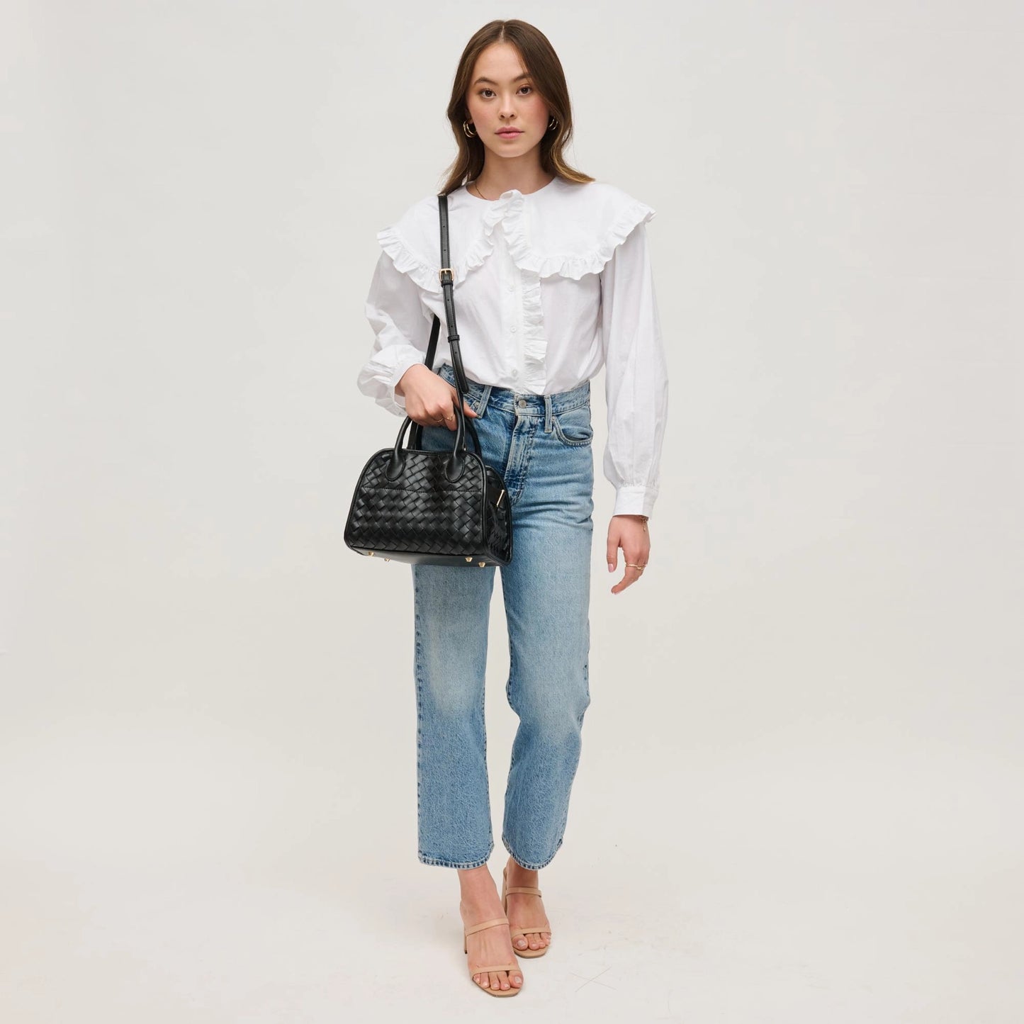 Kristie Woven Crossbody Bag