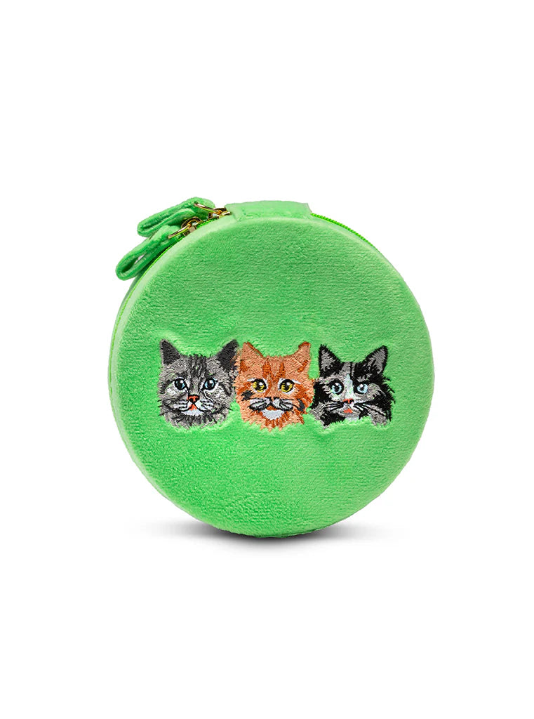 Kitty Jewelry Zip Case