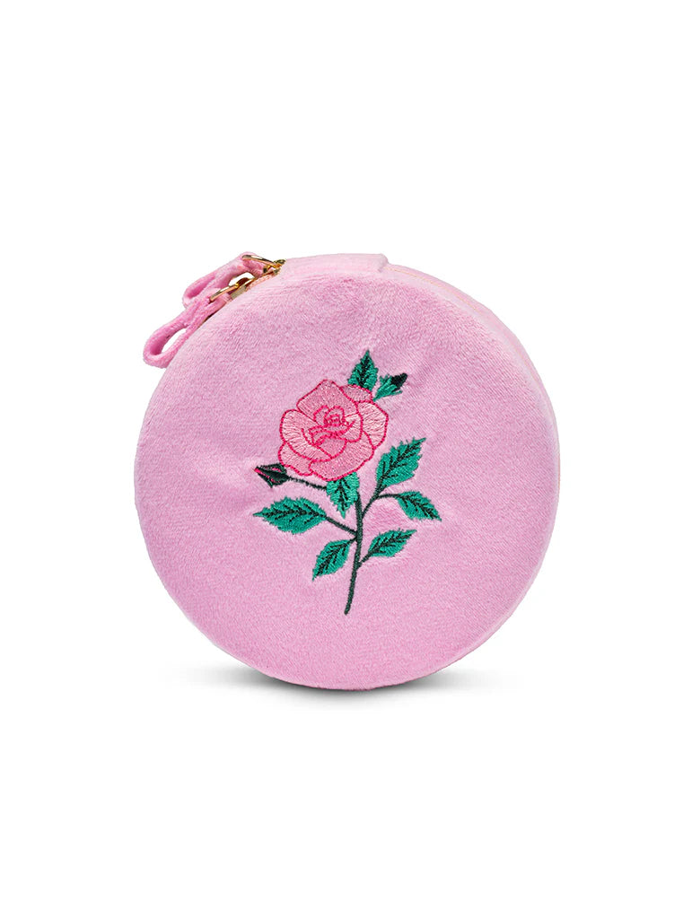 Rose Jewelry Zip Case