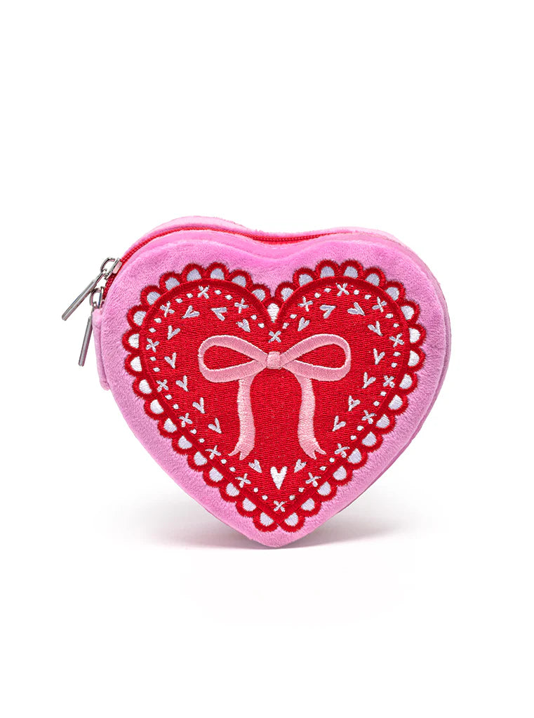 Heart Jewelry Zip Case