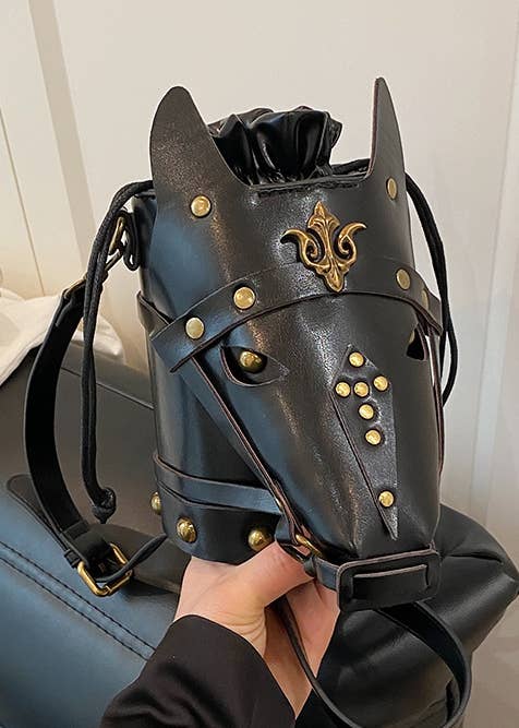 Horse Bucket Bag Punk Animals Crossbody Bag