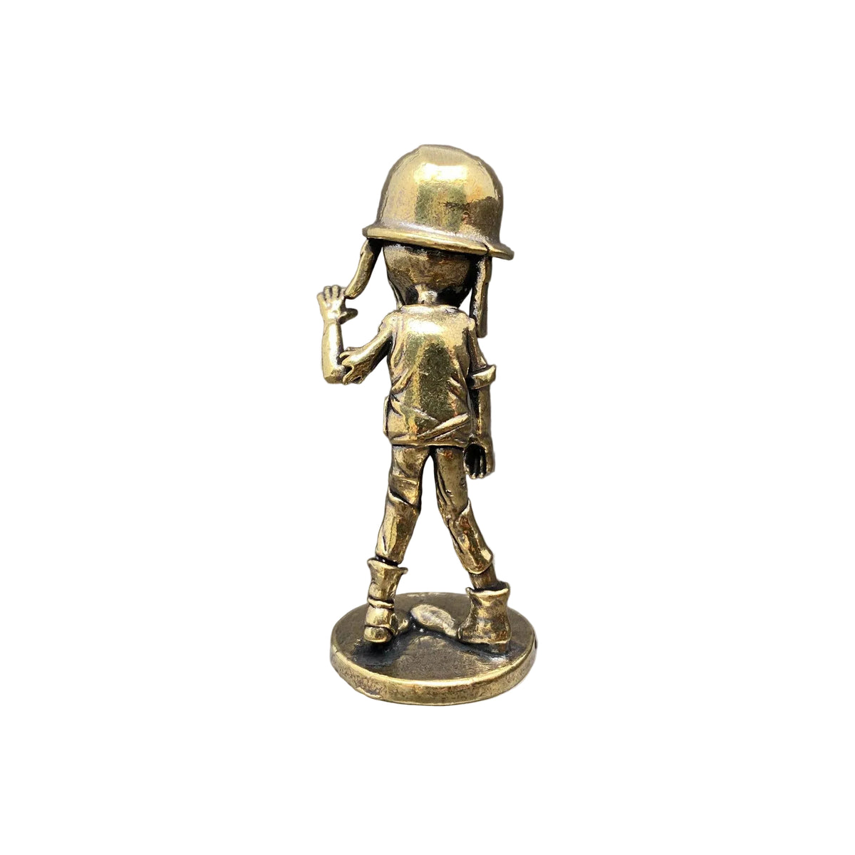 Brass Zombie Soldier Crafts Decoration Desktop Ornaments