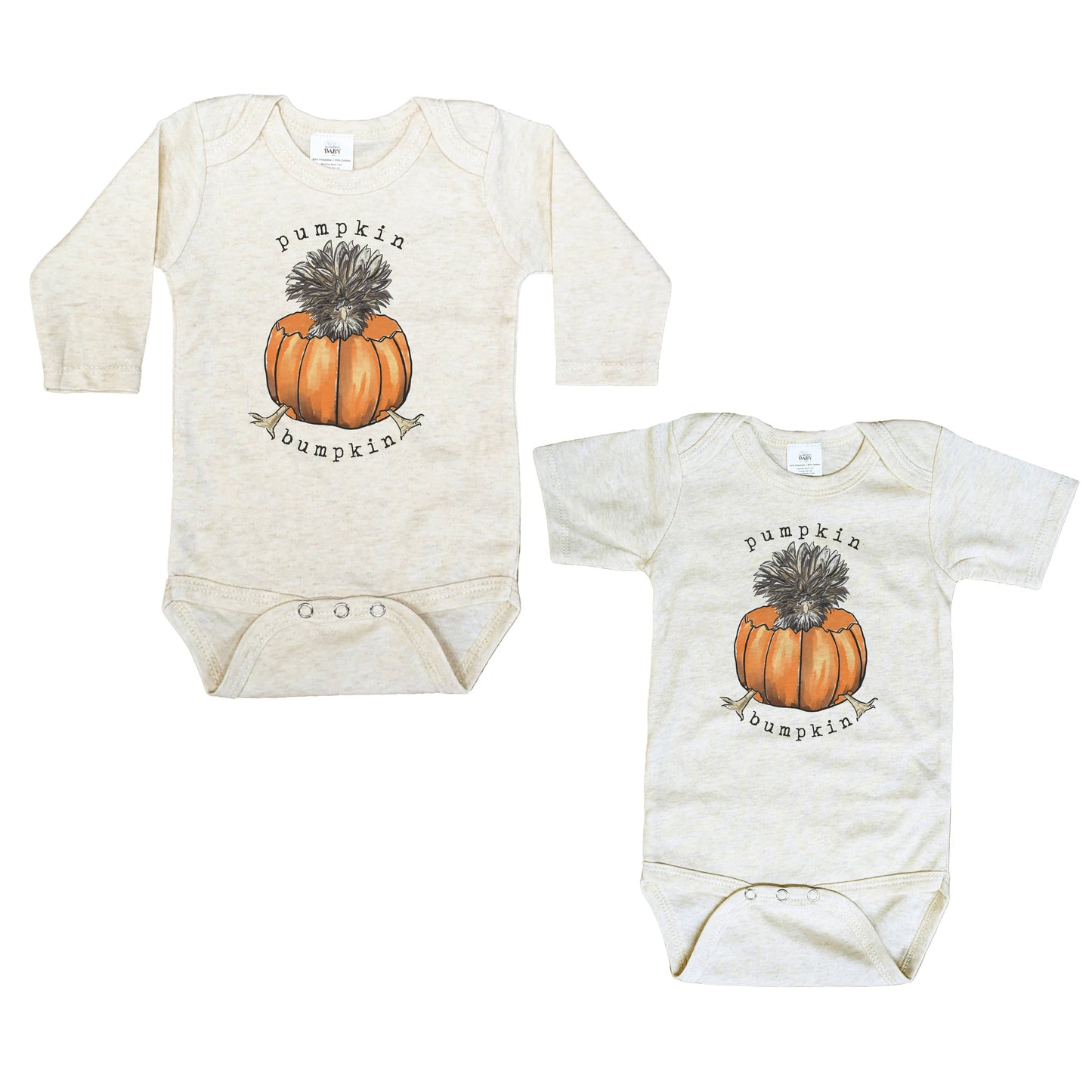 Pumpkin Bumpkin Funny Chicken Fall Farm Baby Clothing