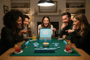 Dirty Mahjong Set Blue Tiles